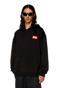 felpa uomo diesel a11592 0ilac s-nlabel-hood-l1 9xx - Bluzy męskie - miniaturka - grafika 1