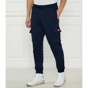 Tommy Jeans Spodnie dresowe Regular Fit - Dresy męskie - miniaturka - grafika 1
