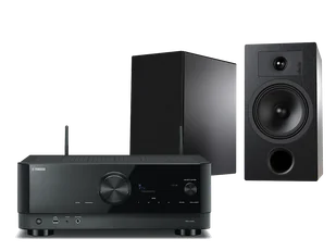 Kino domowe Yamaha RX-V4A (czarny) + Tesi 3 (czarny) - Kino domowe - miniaturka - grafika 1