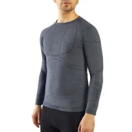 Pozostała odzież narciarska - Viking, Bielizna męska, Lan Man Longsleeve, szara, Rozmiar L - miniaturka - grafika 1