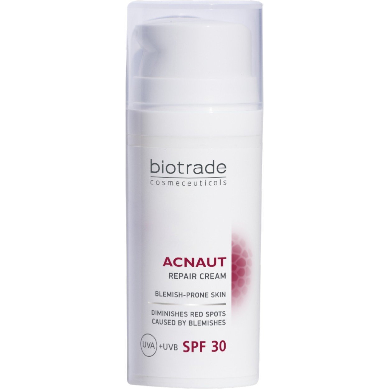 Biotrade Acnaut Repair, Krem regenerujący z SPF30 dla skóry z widocznymi problemami i zmianami potrądzikowymi