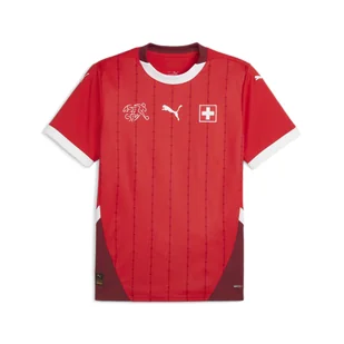 Męska, domowa koszulka reprezentacji Szwajcarii w piłce nożnej 2024 PUMA - Koszulki sportowe męskie - miniaturka - grafika 1