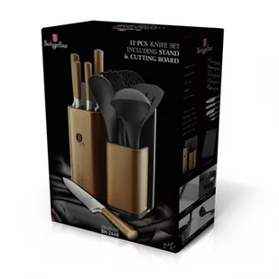 Lumarko Zestaw Przyborów I Noży Kuchennych Z Deską Berlinger Haus Bh-2446! - Noże kuchenne - miniaturka - grafika 8