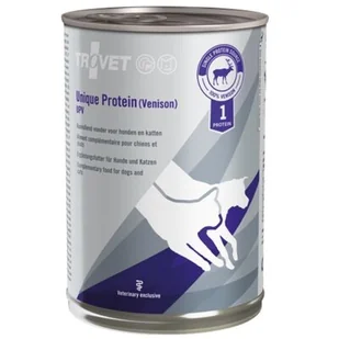 Trovet Unique Protein UPV Dziczyzna dla psa i kota puszka 400g DLA ZAMÓWIEŃ + 99zł GRATIS! - Mokra karma dla kotów - miniaturka - grafika 1