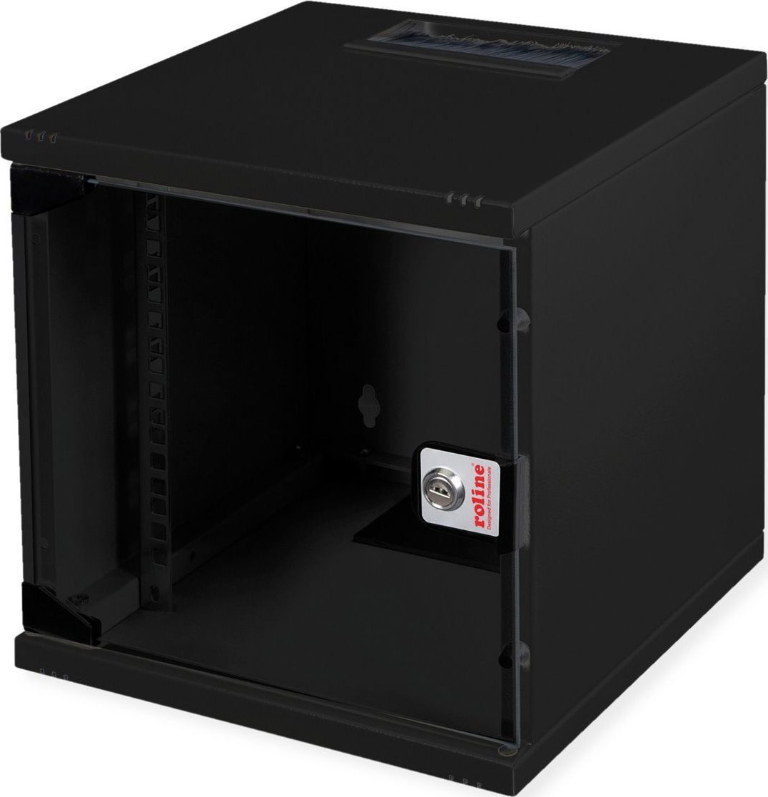 Roline ROLINE Wandgeh�use 10Zoll 6 HE 312x300 BxT Bausatz schwarz