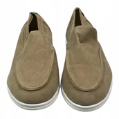 Mokasyny męskie - Mokasyny męskie zamszowe Old Money 42 - miniaturka - grafika 1