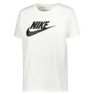 Koszulki sportowe damskie - Koszulka z krótkim rękawem Damska Nike ICN DX7906 100 Biały - miniaturka - grafika 1