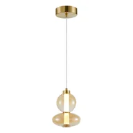 Lampy sufitowe - Lampa wisząca DAPHNE AMBER 12W - miniaturka - grafika 1