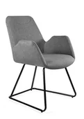 Fotele i krzesła biurowe - Krzesło konferencyjne City - LF-12 Ciemny Szary - miniaturka - grafika 1
