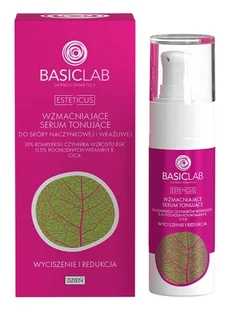 BasicLab Esteticus Wzmacniające Serum Tonujące Wyciszenie i Redukcja 30ml - Serum do twarzy - miniaturka - grafika 1