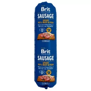 Brit Sausage Beef & Fish 800g PBRI252_PAK12 - Mokra karma dla psów - miniaturka - grafika 1