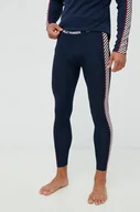 Spodnie sportowe męskie - Helly Hansen legginsy funkcyjne Lifa kolor granatowy - miniaturka - grafika 1
