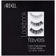 Sztuczne rzęsy i akcesoria - Ardell Lookbook Faves zestaw 3 pary sztucznych rzęs + Duo Lash Adhesive klej do rzęs 1g 109886-uniw - miniaturka - grafika 1