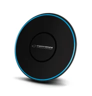 Ładowarki samochodowe - EZC103 Esperanza ładowarka bezprzewodowa 10w quantum - miniaturka - grafika 1