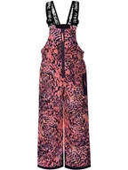 Spodnie narciarskie - Peek U Spodnie narciarskie "Carina" w kolorze koralowo-czarnym - miniaturka - grafika 1