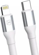 Kable USB - Kabel USB 3MK USB-C - Lightning 3 m Biały - miniaturka - grafika 1