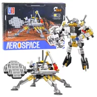 Roboty dla dzieci - ZESTAW 2W1 KLOCKI KONSTRUKCYJNE ROBOT KOSMICZNY - miniaturka - grafika 1