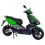 Skutery - Torq Skuter e-MAX Zielono-czarny SEL50M - miniaturka - grafika 1