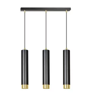 Emibig KIBO 3 BL/GOLD 644/3 lampa wisząca 3x30W/GU10 IP20 644/3 - Lampy sufitowe - miniaturka - grafika 1