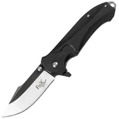 Noże - Nóż składany MFH Fox Outdoor Jack Knife One-handed - Black - miniaturka - grafika 1