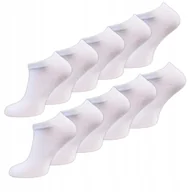 Skarpetki męskie - SKARPETY MĘSKIE STOPKI BAWEŁNIANE BIAŁE NISKIE SKARPETKI 10 PAR 39-42 - miniaturka - grafika 1