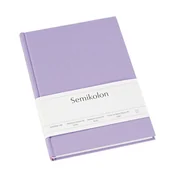 Notesy i bloczki - Notatnik Semikolon A5, linie, lilac silk - miniaturka - grafika 1