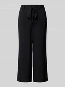 Spodnie damskie - Spodnie materiałowe z paskiem w talii model ‘NOVA LIFE’ - miniaturka - grafika 1