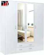 Szafy - Szafa Garderoba Sz08 Wiktoria 55X168X193 cm Biały - miniaturka - grafika 1