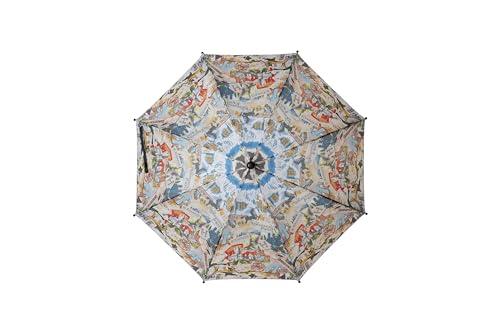 CyP Brands Harry Potter parasol przeciwdeszczowy, parasol kadet, 54 cm, automatyczny, kolorowy, oficjalny produkt, Przezroczysty