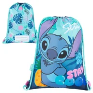 Worki na buty - St. Majewski Worek Szkolny Sportowy Gimnastyczny Na Buty Obuwie Do Szkoły Na Basen Trening Stitch Stay Cool - miniaturka - grafika 1
