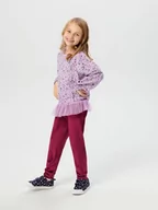 Swetry dla dziewczynek - Sinsay - Bluza - fioletowy - miniaturka - grafika 1