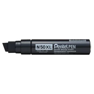 Pentel Extra Gruby Marker Ze Ściętą Końcówką N50Xl - Czarny X 1 - Zakreślacze - miniaturka - grafika 1