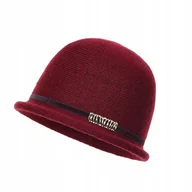 Czapki damskie - Kapelusz damski CARMEN Bordo - miniaturka - grafika 1