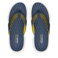 Klapki i japonki męskie - Japonki Skechers Vapor Foam Sandal-Sayto 232894/NVYL Granatowy - miniaturka - grafika 1
