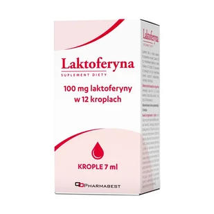 Pharmabest SP. Z O.O. Laktoferyna krople doustne 8 ml 6874821 - Przeziębienie i grypa - miniaturka - grafika 1