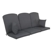 Poduszki ogrodowe - Patio Komplet poduszek do huśtawki 168x119x9 cm szare Dajar - miniaturka - grafika 1