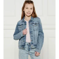 Kurtki i płaszcze dla dziewczynek - Calvin Klein Jeans Kurtka jeansowa Regular Fit - miniaturka - grafika 1