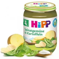 Dania dla dzieci - HiPP, Bio, kremowy szpinak z ziemniaczkami, 190 g - miniaturka - grafika 1