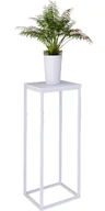 Kwietniki - Biały metalowy stojak na kwiaty K2-G41 - miniaturka - grafika 1