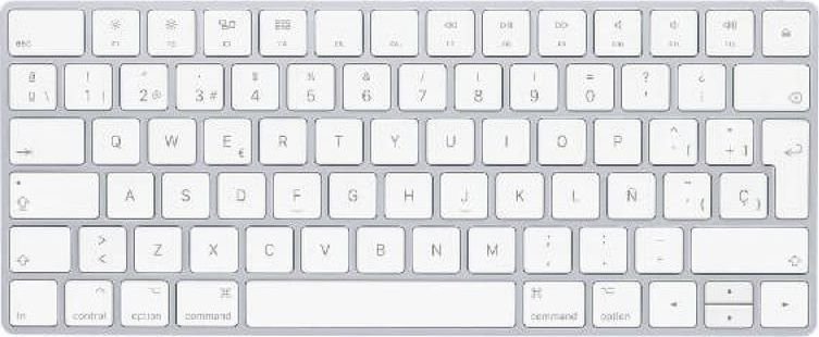 Apple Bezprzewodowa Biało-srebrna UK MLA22Y/A