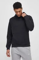 Bluzy męskie - New Balance bluza bawełniana męska kolor czarny z kapturem z aplikacją - miniaturka - grafika 1
