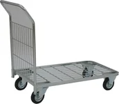 Wózki magazynowe - Damnix Wózek paletowy P2-1100x600 na kołach TENTE - miniaturka - grafika 1