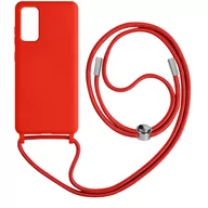 Etui i futerały do telefonów - Samsung Galaxy S20 FE Etui ze smyczą Półsztywne 80cm Czerwone - miniaturka - grafika 1