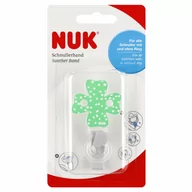 Akcesoria do smoczków - NUK Tasiemka do smoczka uspokajającego koniczynka zielona - miniaturka - grafika 1