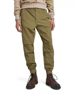Spodenki męskie - G-STAR RAW Męskie spodnie do biegania RCT Pants, Zielony (Smoke Olive Gd D21973-d385-d855), 27W - miniaturka - grafika 1