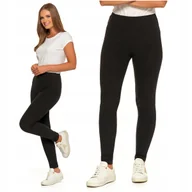 Legginsy - LEGGINSY DAMSKIE Prążkowane Ciepłe Wysoki Stan Getry Kryjące MORAJ L/XL - miniaturka - grafika 1