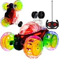 Zabawki zdalnie sterowane - IsoTrade Samochód akrobata &quot;Crazy Twister&quot czerwony S4694 00004694 - miniaturka - grafika 1