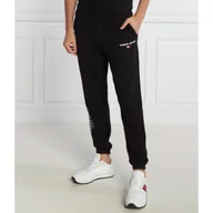 Dresy męskie - Tommy Jeans Spodnie dresowe ENTRY GRAPHIC JOGGER | Regular Fit - miniaturka - grafika 1