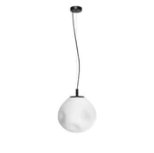 Lampy sufitowe - Kaspa Szklany zwis kuchenny CLOE M 11070102 kulista lampa wisząca biała - miniaturka - grafika 1