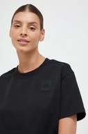 Koszulki sportowe damskie - The North Face t-shirt bawełniany kolor czarny - miniaturka - grafika 1